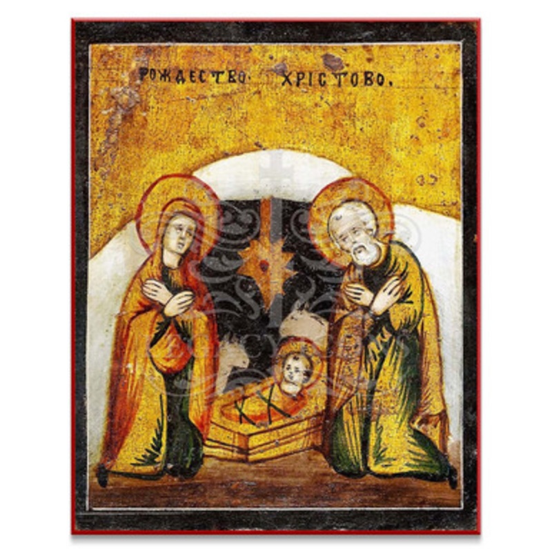 Nativity of Christ (XVIIIc) Icon – F162
