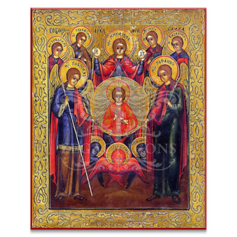 Synaxis of the Archangels (XIXc) Icon – F178