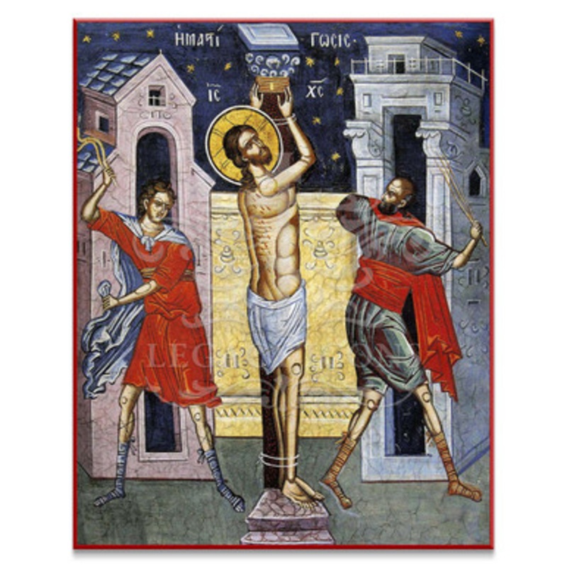 The Whipping of Jesus (Athos) Icon – F249