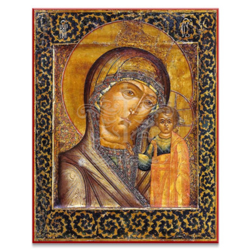 Theotokos of Kazan (XIXc) Icon – T105