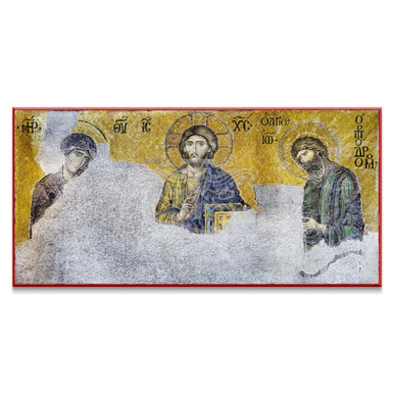 Christ, Theotokos, and John the Baptist Deesis (Hagia Sophia) – F330