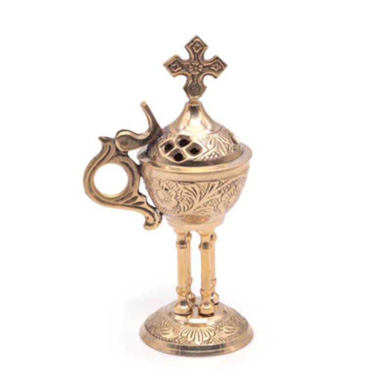 Mini Deluxe Brass Incense Burner