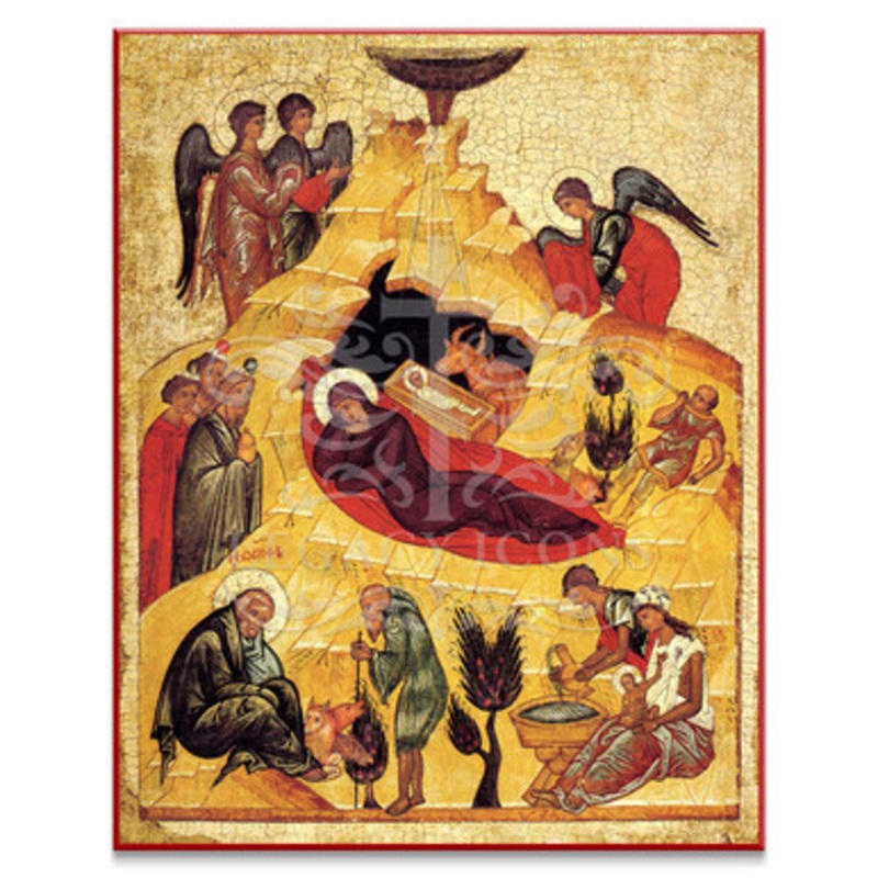 Nativity of Christ (XVc) Icon – F161