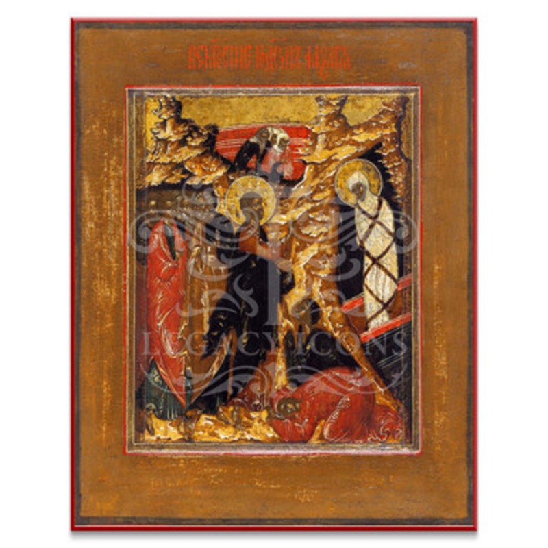 Resurrection of Lazarus (XVIIIc) Cathedral Icon – F267