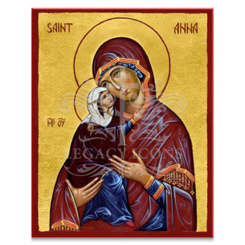 Saint Anna and the Theotokos (Stryzhak) Icon – S441
