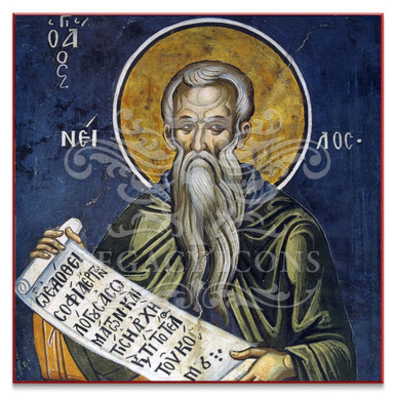 Saint Nilus of Sinai (Athos) Icon – S291