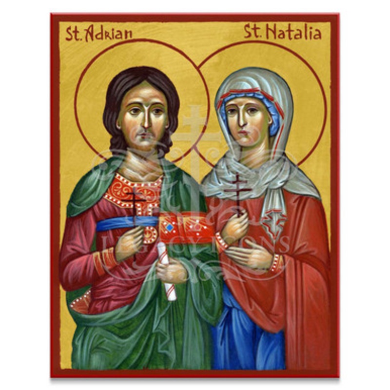 Saints Adrian and Natalia (Stryzhak) Icon – S460