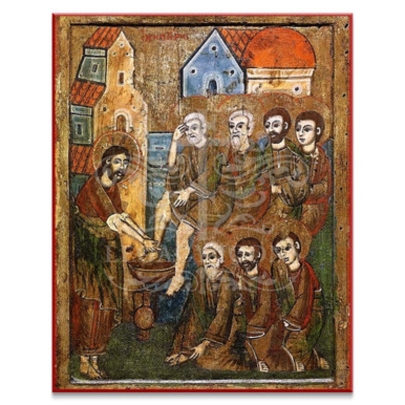 Washing of the Feet (XIXc) Icon – F187