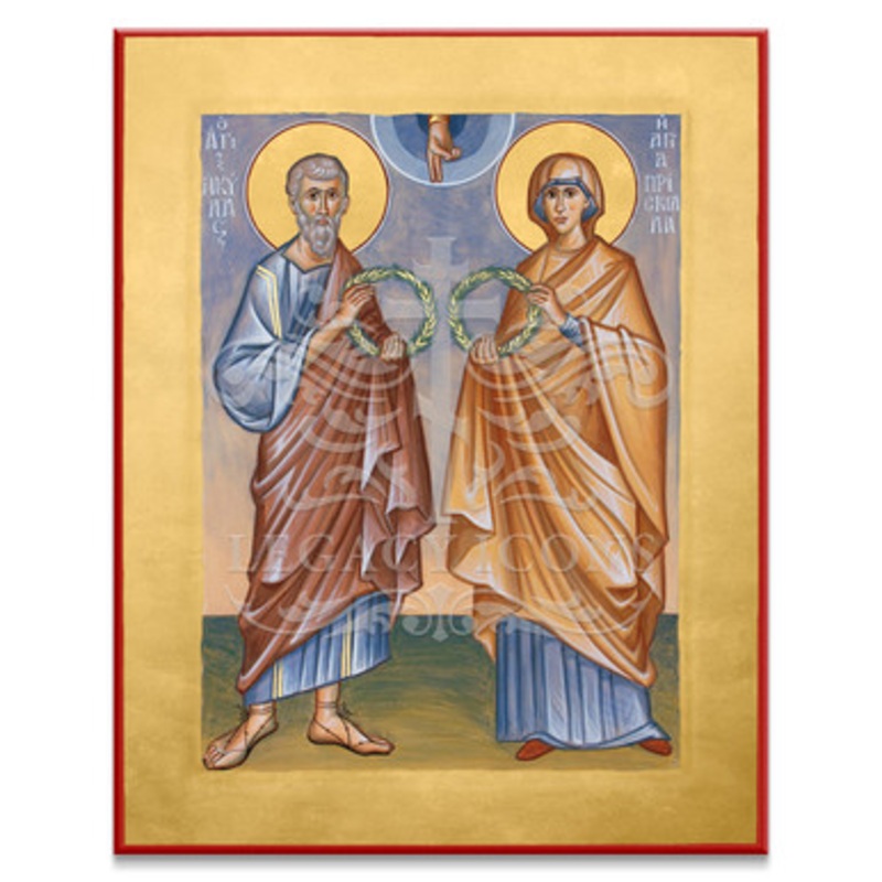 Apostles Aquila and Priscilla (Whirledge) Icon – S660