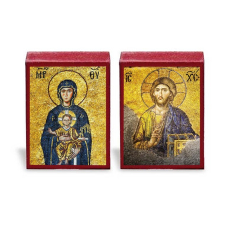 Christ and Theotokos (Hagia Sophia) Micro Icon Set