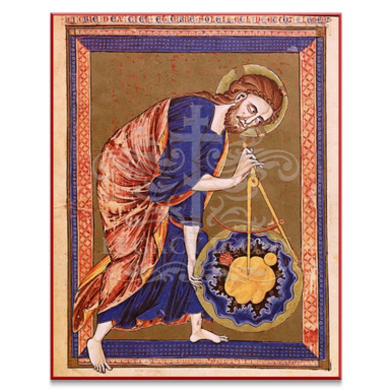 Christ the Divine Architect (Illumination) Icon – X125