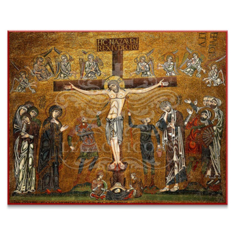 Crucifixion of Christ (Mosaic) Icon – F123