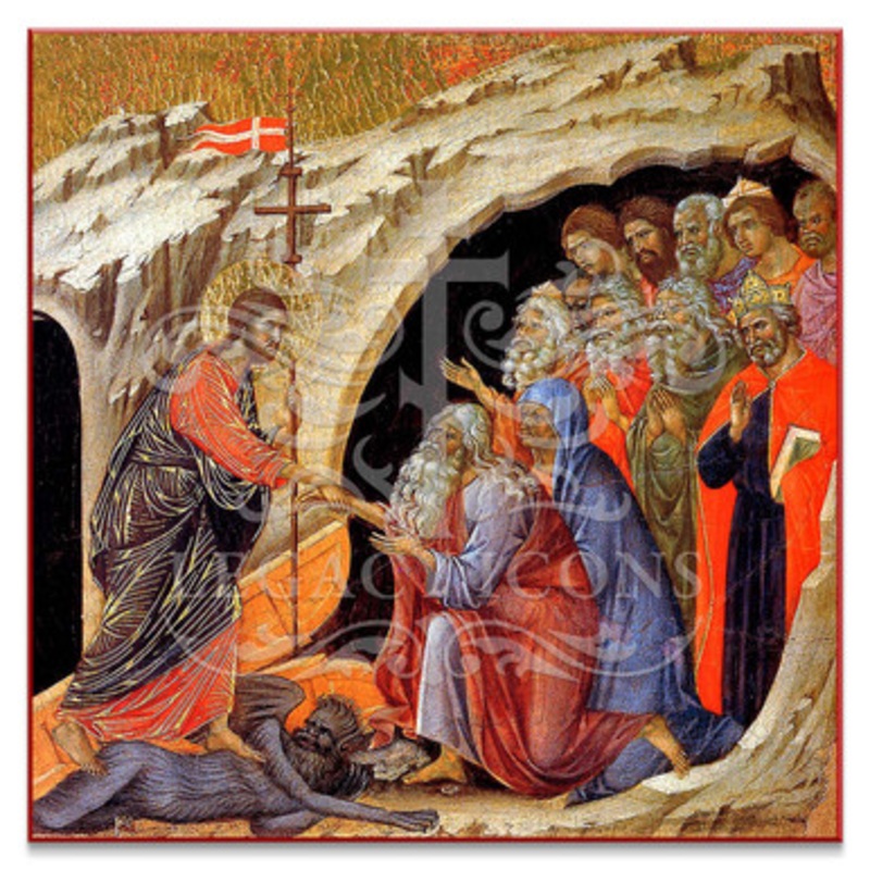 Harrowing of Hades (XIIIc) Resurrection Icon – F140
