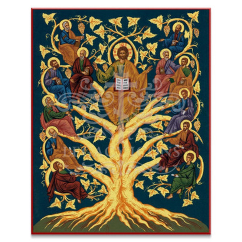 I Am the Vine Cathedral Icon – F197
