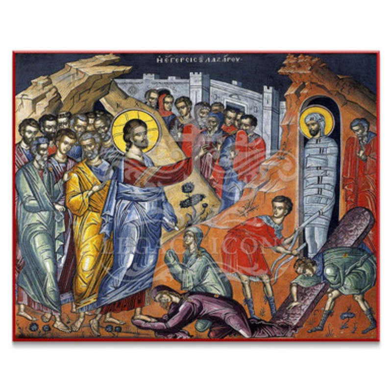 Resurrection of Lazarus (Athos) Icon – F242