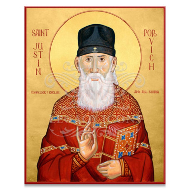 Saint Justin Popovich of Chelije (Whirledge) Icon – S614
