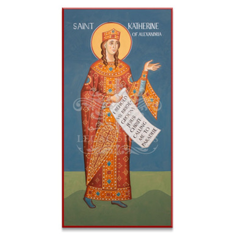 Saint Katherine of Alexandria (Whirledge) Icon – S666