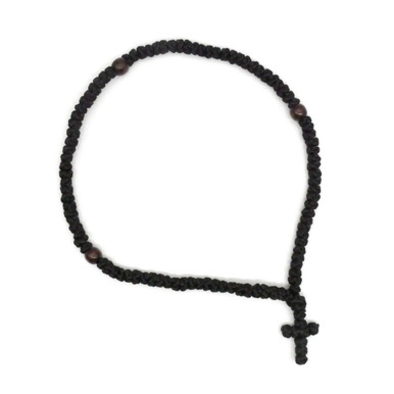 100 Knot Prayer Rope With Cross