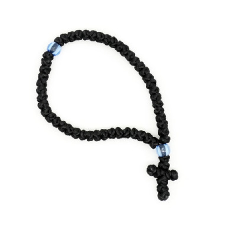 50 Knot Prayer Rope With Cross