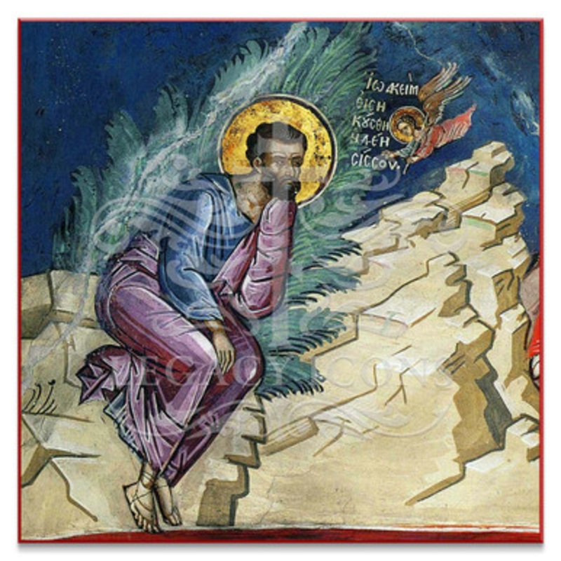 Annunciation to Saint Joachim (Athos) Icon – F229