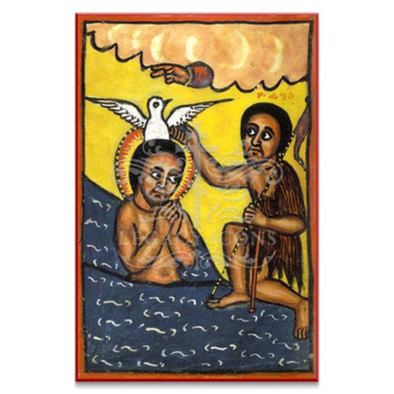 Baptism of Christ (Ethiopian) Icon – F338