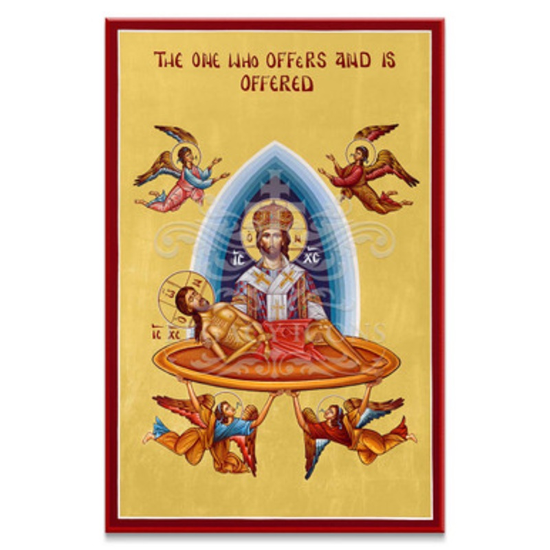 Christ the One Who Offers and is Offered Cathedral Size Icon – X172