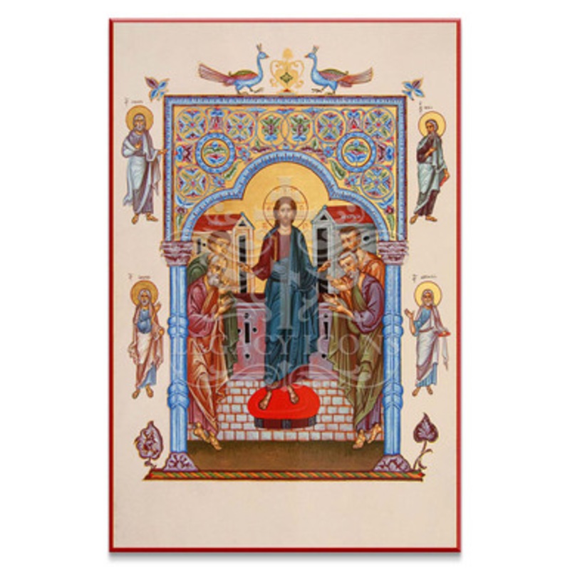 Christ the Teacher with Apostles and Prophets Icon – F325