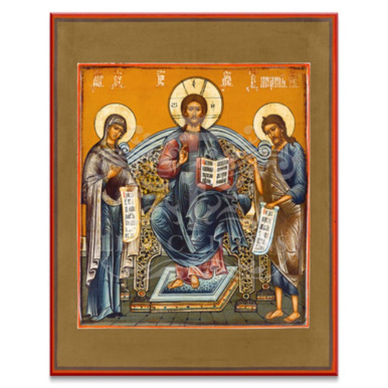 Christ, Theotokos, and John the Baptist Deesis (XXc) – F368