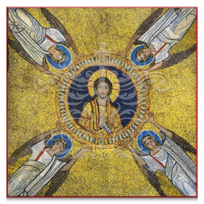 Christ Upborne by the Angels (Mosaic) Icon – X139