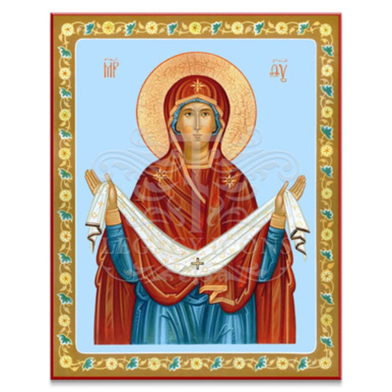 Protecting Veil of the Theotokos Icon – T174