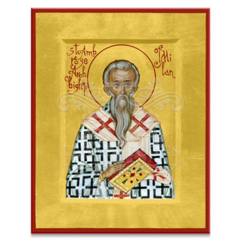 Saint Ambrose of Milan (Davidovskiy) Icon – S566