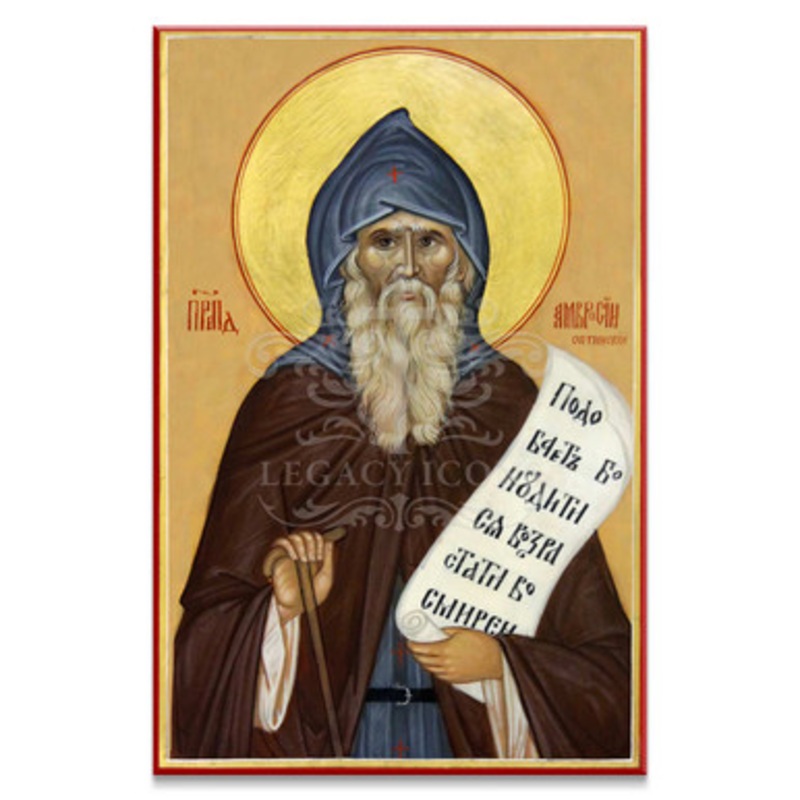 Saint Ambrose of Optina (Davidovskiy) Icon – S604