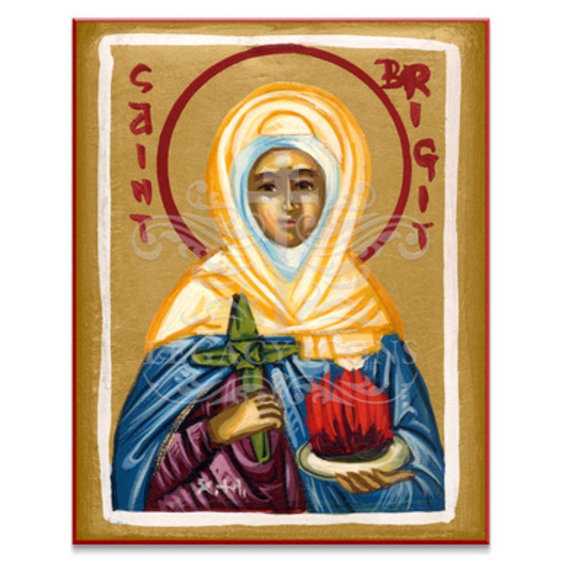 Saint Brigit of Ireland Icon – S267