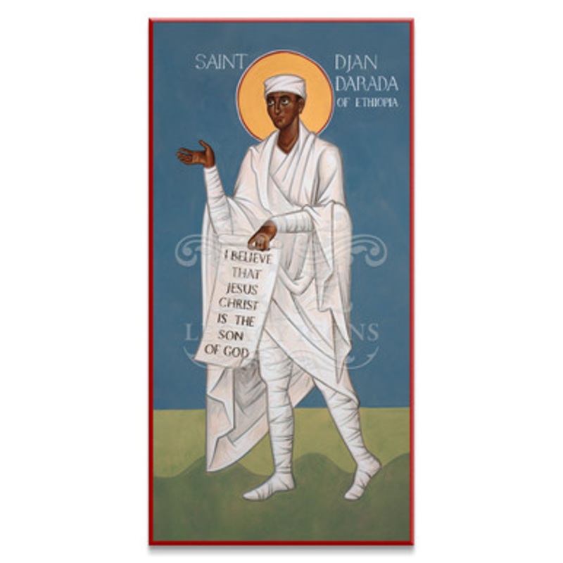 Saint Djan Darada of Ethiopia (Whirledge) Icon – S688