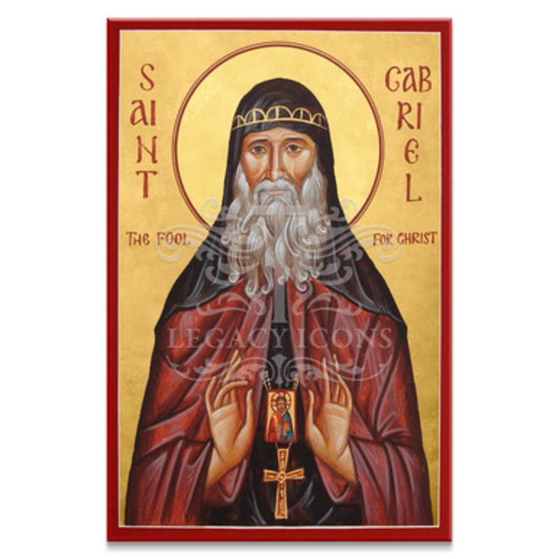 Saint Gabriel the Fool for Christ (Whirledge) Icon – S598