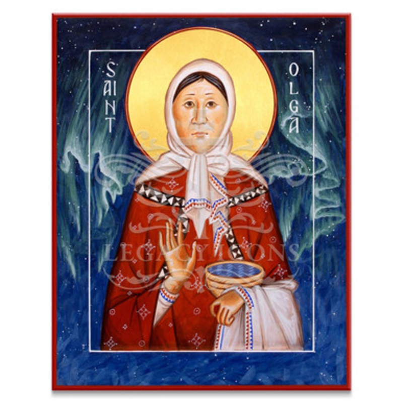 Saint Olga of Alaska Northern Light of the Church (Whirledge) Icon – S608