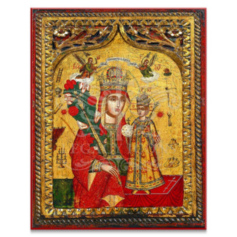 Theotokos the Unfading Rose Icon – T118