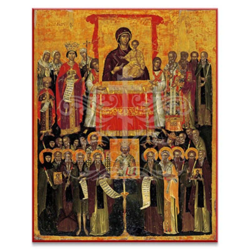 Triumph of Orthodoxy (XVIc) Cathedral Icon – F299