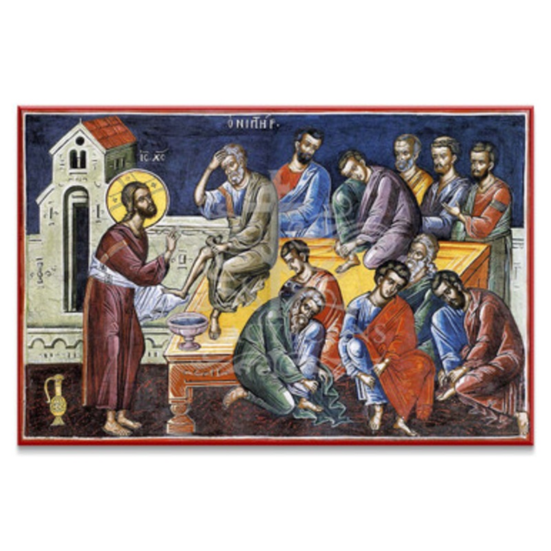 Washing of the Feet (Athos) Icon – F236
