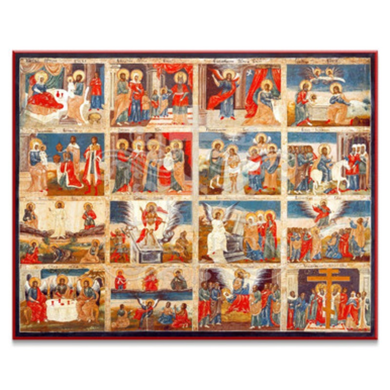 Great Feasts (XVIIIc) Icon – F357