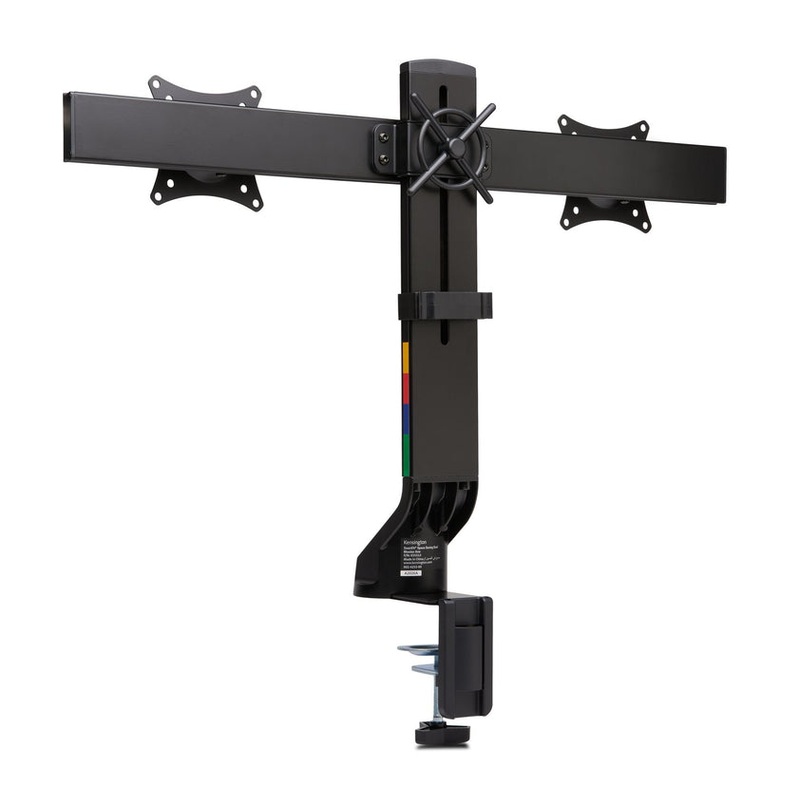 Kensington Space Saving Dual Black Monitor Arm