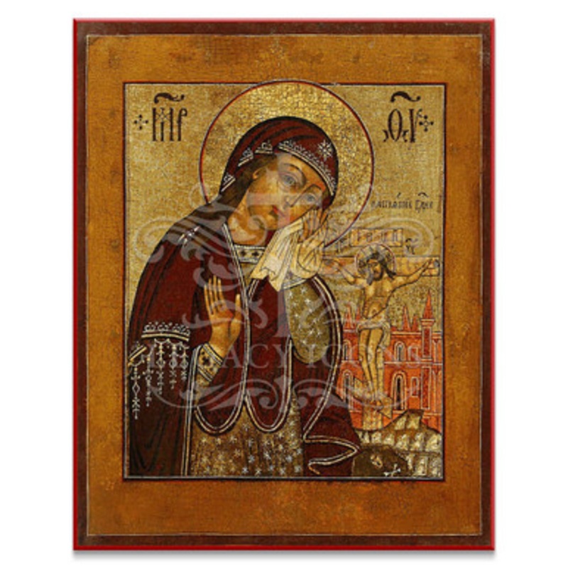 Lamentations of the Theotokos (XVIIIc) Icon – T154