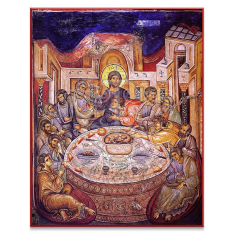 Mystical Supper (XIVc) Icon – F157