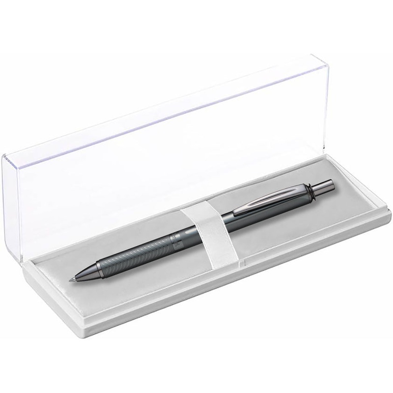 Pentel Energel Metallic Metal Black With Gift Box