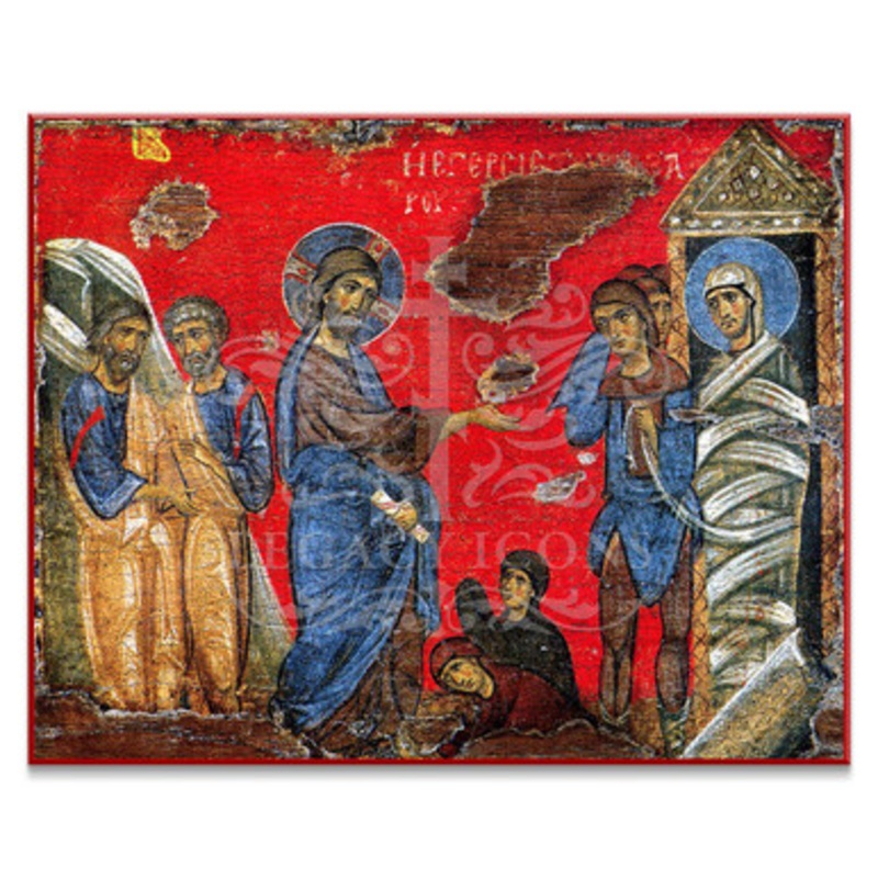 Resurrection of Lazarus (XIIc) Icon – F172