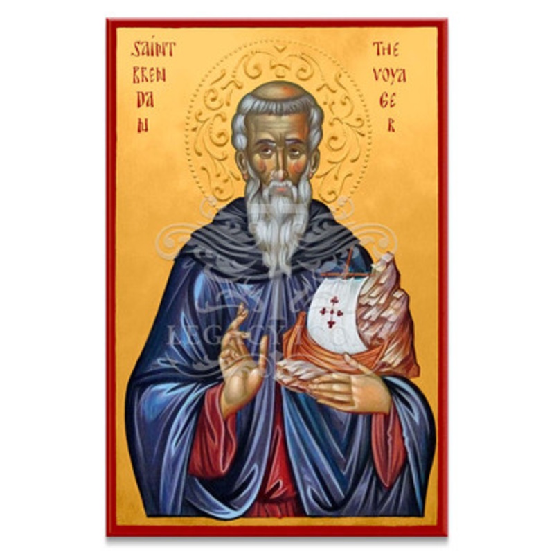 Saint Brendan the Voyager Icon – S414