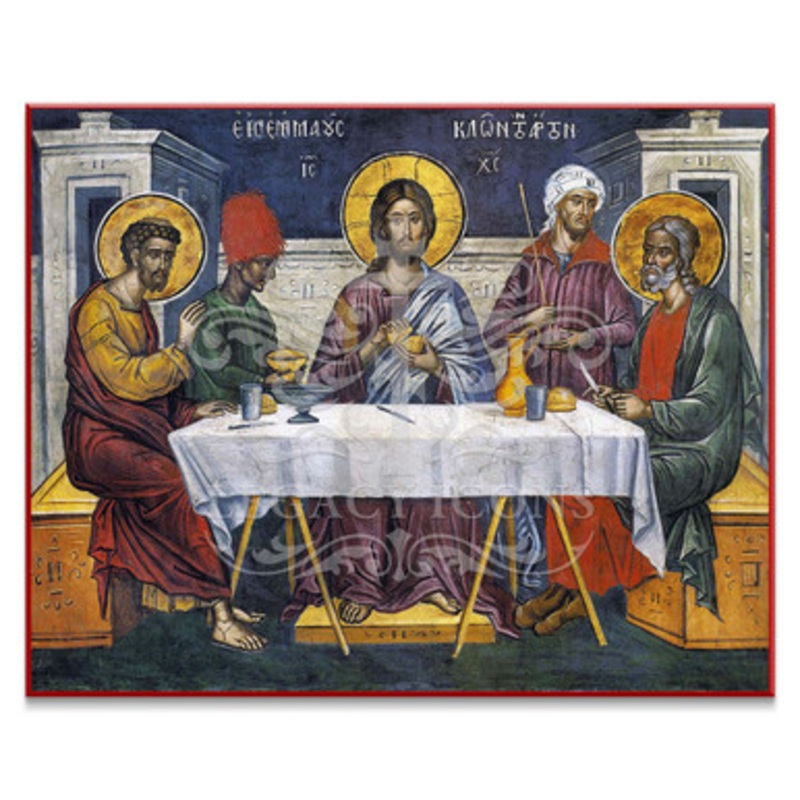 The Supper at Emmaus (Athos) Icon – F240