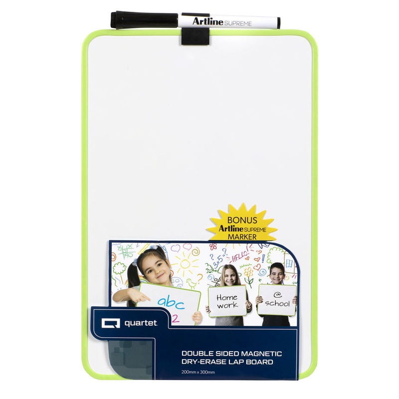 Quartet Lap Board 2-sided 200 X 300mm W/ Artline