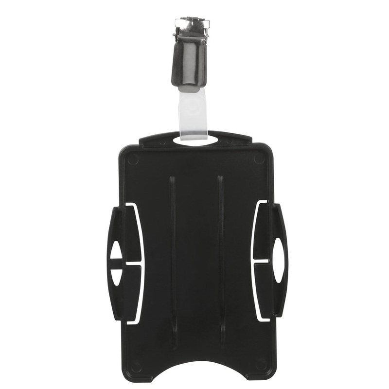 Rexel ID Dual Security Pass Holder Black – Pack Of 10