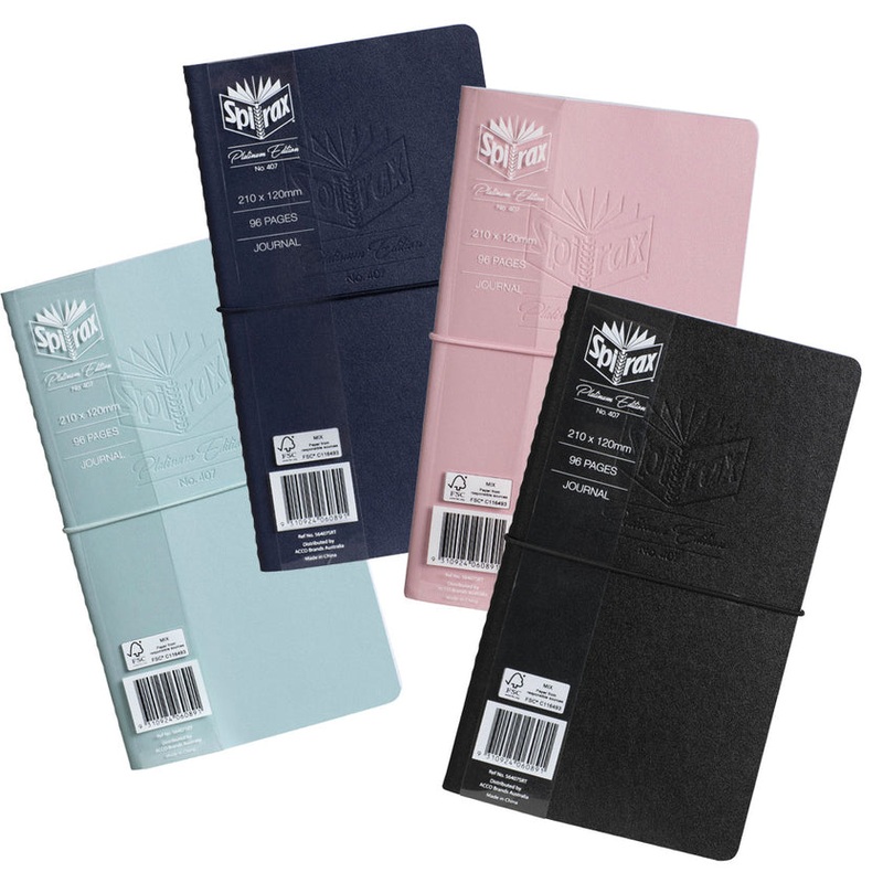 Spirax Platinum Stitch Journals – Pack Of 12